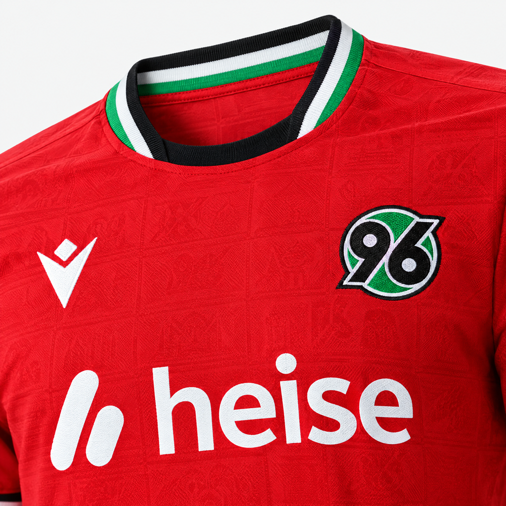 Hannover 96 2026/27 Home Jersey - neckline and garment detail