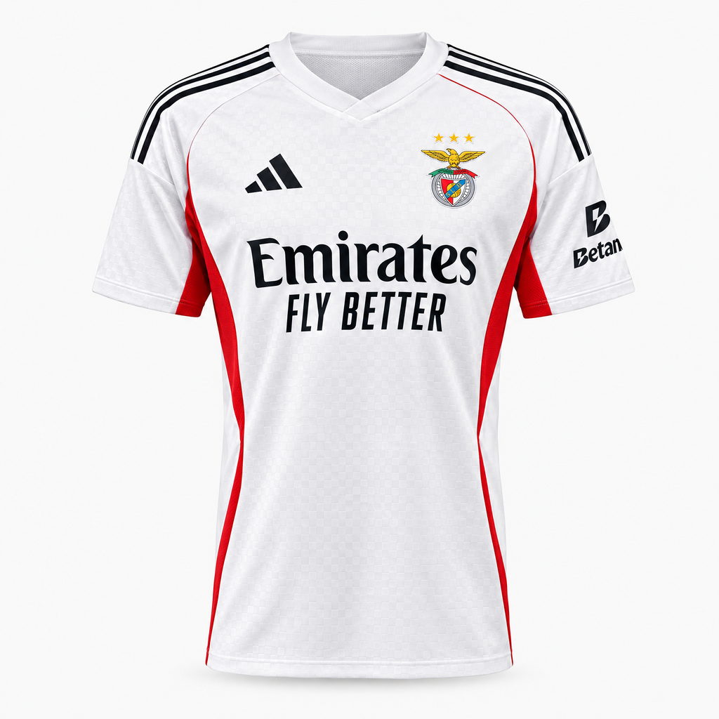 Benfica 2025/26 Away Jersey - front studio view