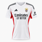 Benfica 2025/26 Away Jersey - front studio view