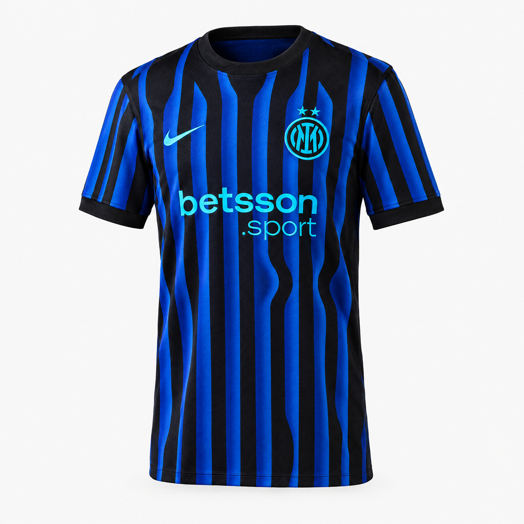 Inter Milan 2025/26 Home Jersey - front studio view