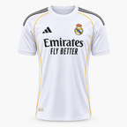 Real Madrid 2025/26 Home Player Jersey - front studio view