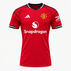 Manchester United 2025/26 Home Player Jersey - front studio view
