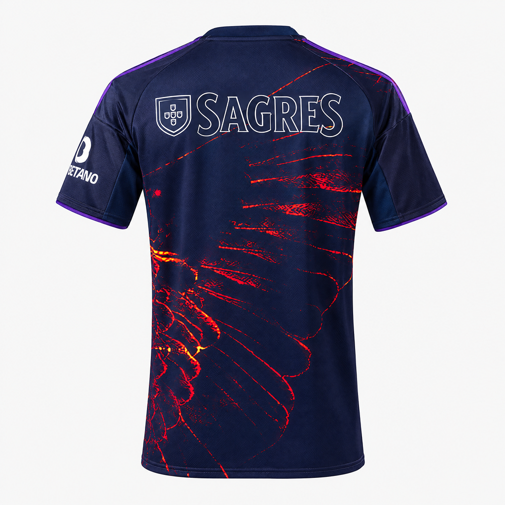Benfica 2025/26 Fourth Jersey - back view