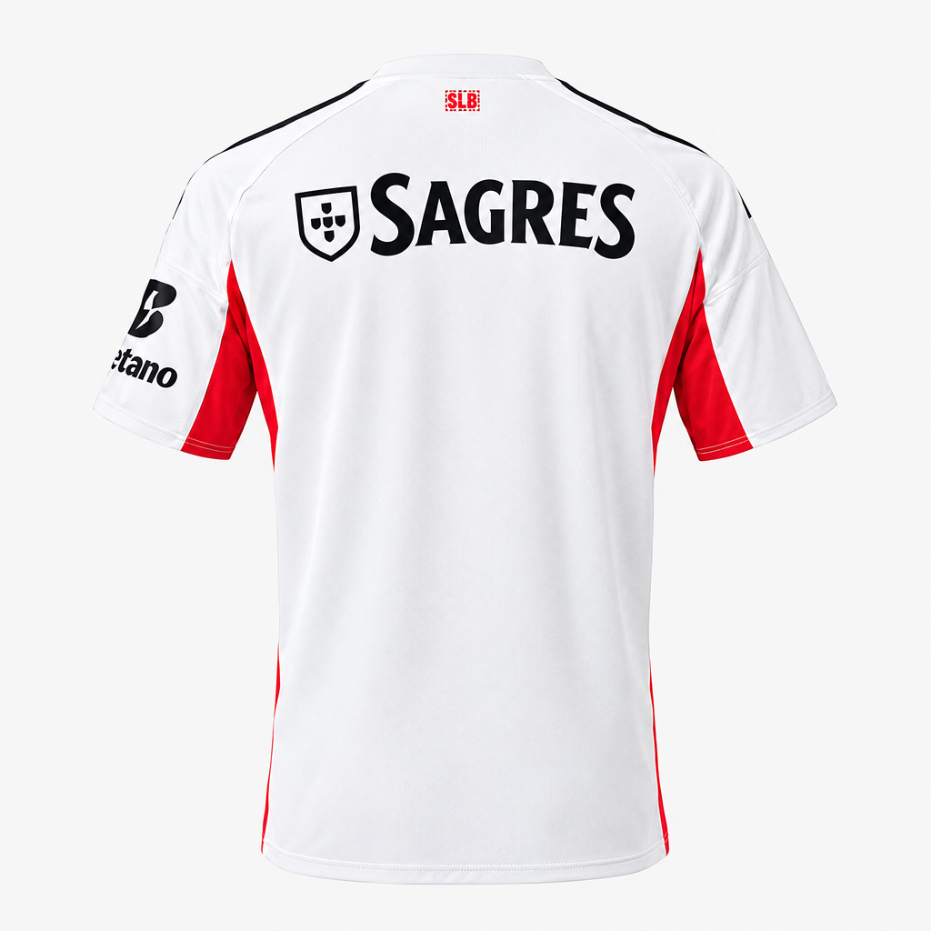 Benfica 2025/26 Away Jersey - back view