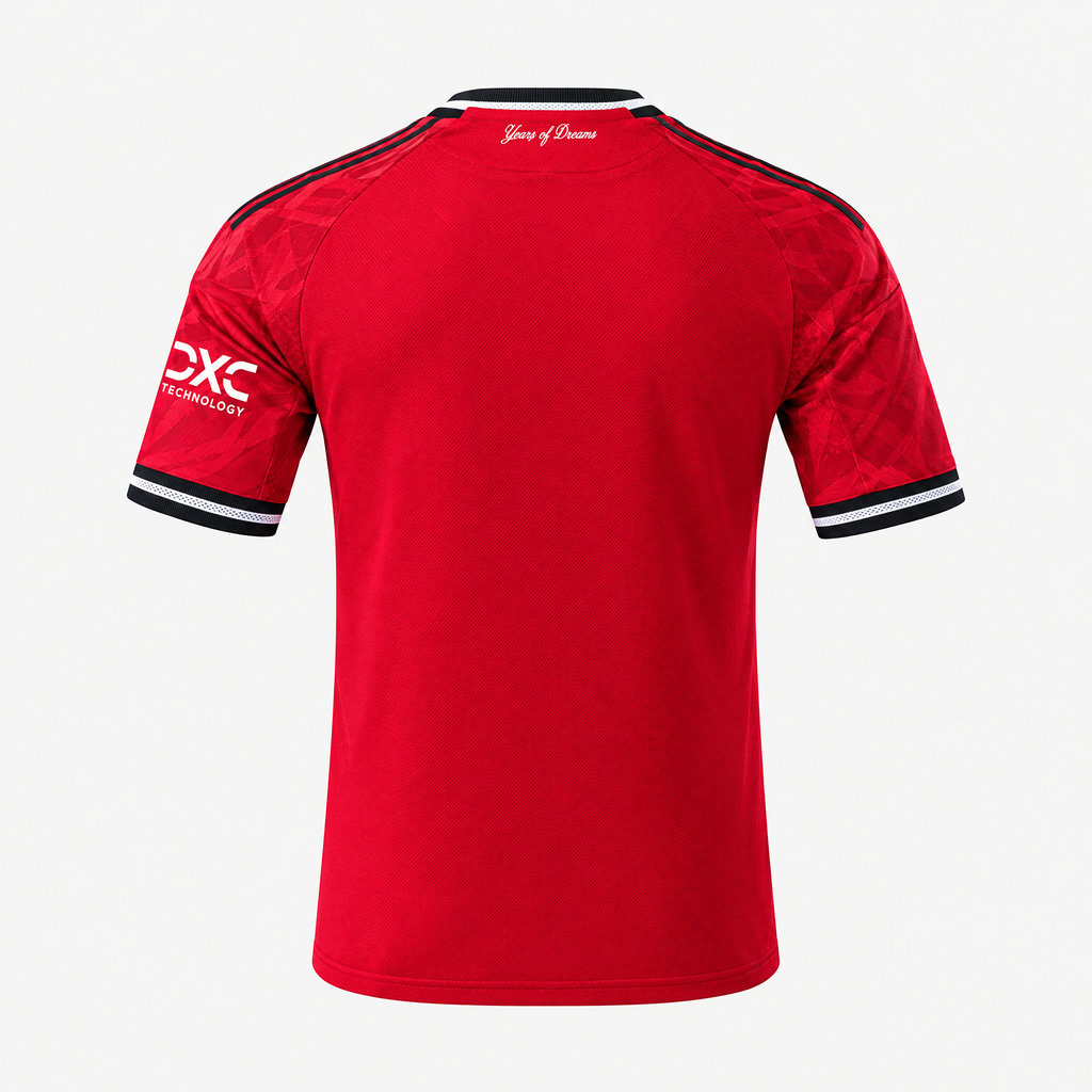 Manchester United 2025/26 Home Player Jersey - back view