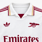 Arsenal 2025/26 Third Jersey - collar and chest detail