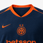 Inter Milan 2025/26 Third Jersey - collar and chest detail