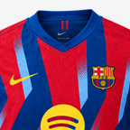 Barcelona 2025/26 Fourth Player Jersey - collar and chest detail
