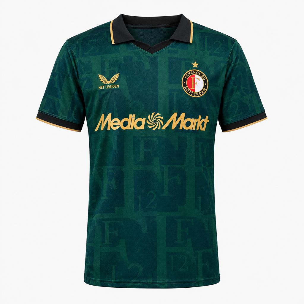 Feyenoord 2025/26 Fourth Jersey - front studio view