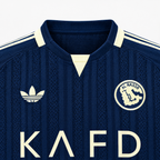 Al-Nassr 2026/27 Away Player Jersey - collar and chest detail