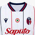 Bologna 2025/26 Away Jersey - collar and chest detail