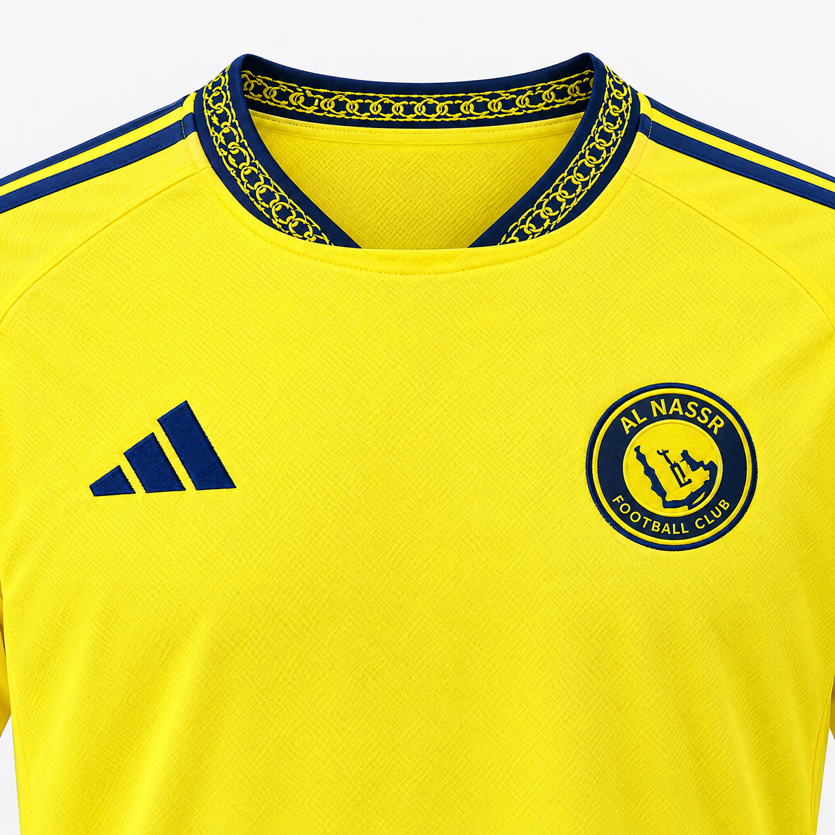 Al-Nassr 2026/27 Home Jersey - collar and chest detail