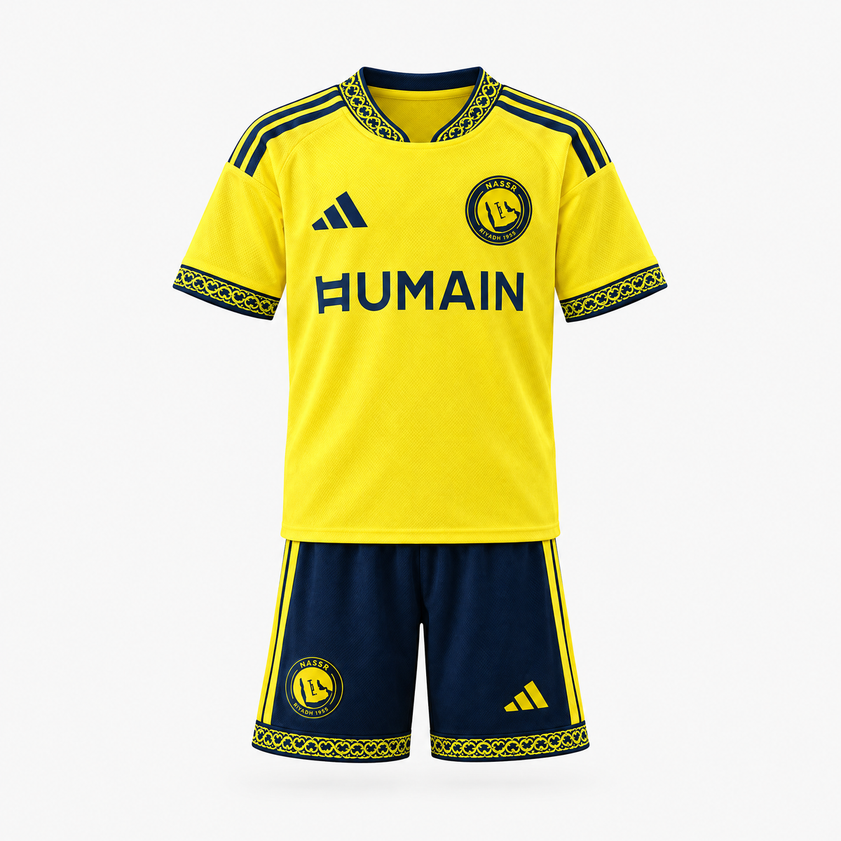 Al-Nassr 2026/27 Home Kids Kit — front product view