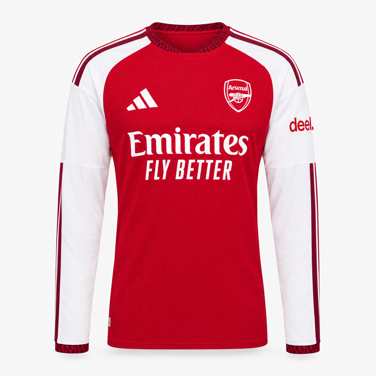 Arsenal 2026/27 Home Player Long Sleeve Jersey — front product view