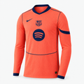 Barcelona 2025/26 Third Player Long Sleeve Jersey — front product view