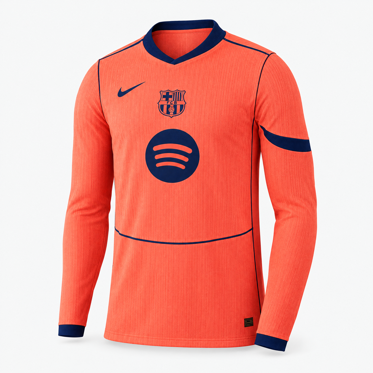 Barcelona 2025/26 Third Player Long Sleeve Jersey — front product view