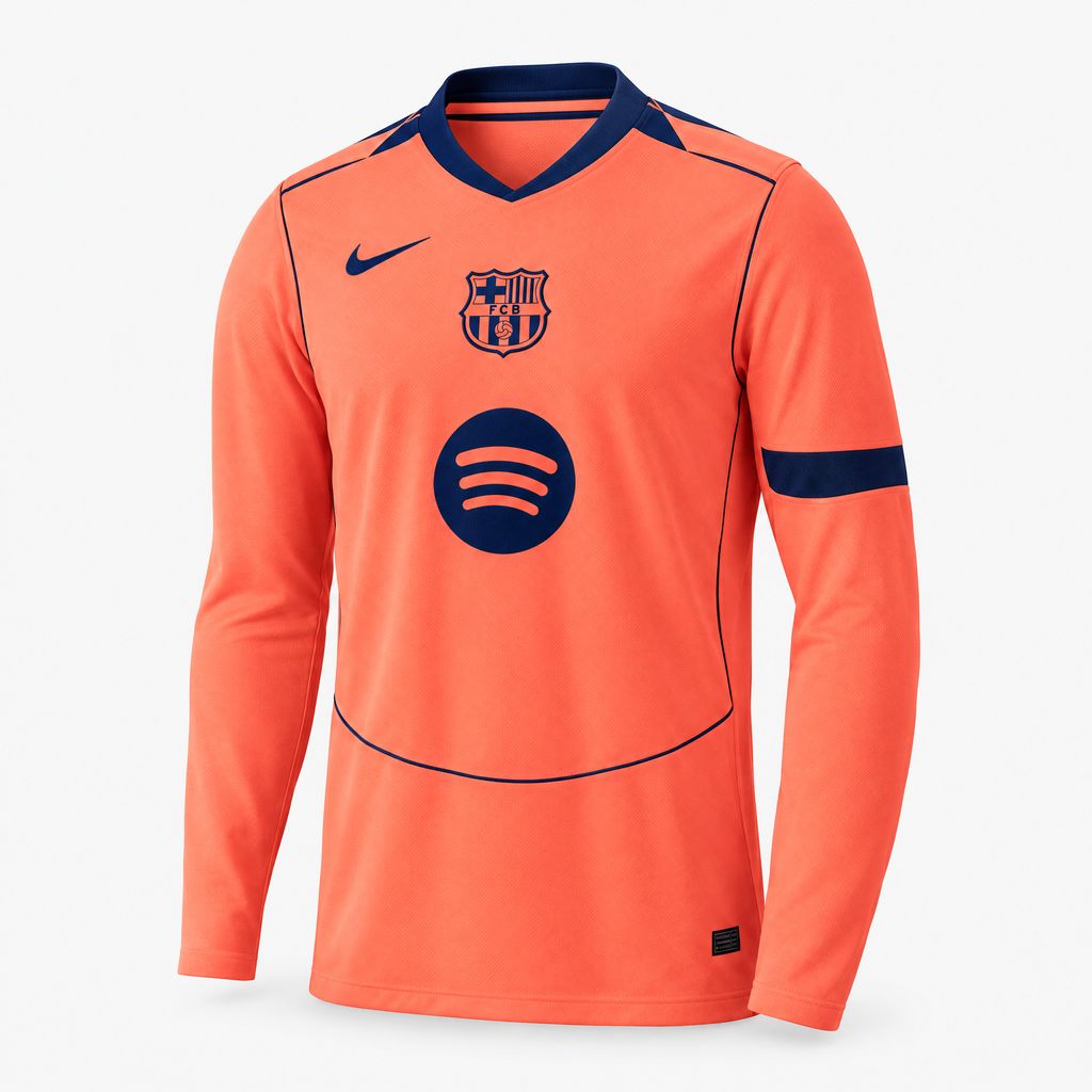 Barcelona 2025/26 Third Long Sleeve Jersey — front product view