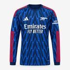 Arsenal 2025/26 Away Long Sleeve Jersey — front product view