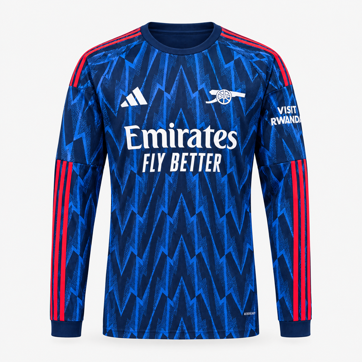 Arsenal 2025/26 Away Long Sleeve Jersey — front product view