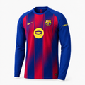 Barcelona 2025/26 Home Long Sleeve Jersey — front product view