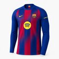 Barcelona 2025/26 Home Player Long Sleeve Jersey — front product view