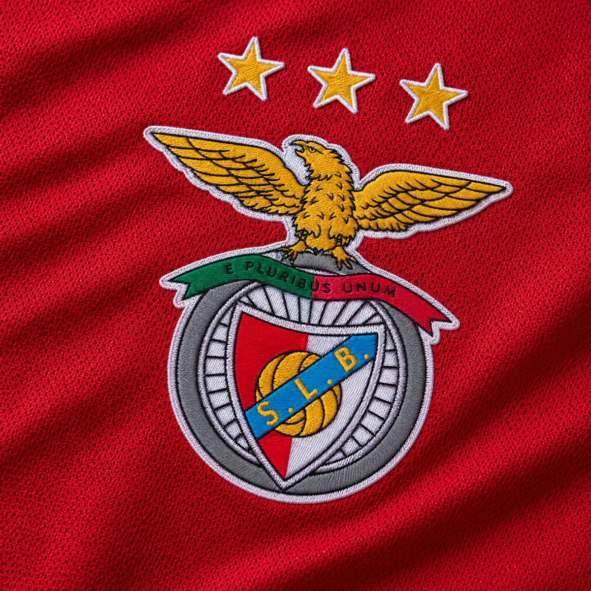 Benfica 2026/27 Home Long Sleeve Jersey — crest detail