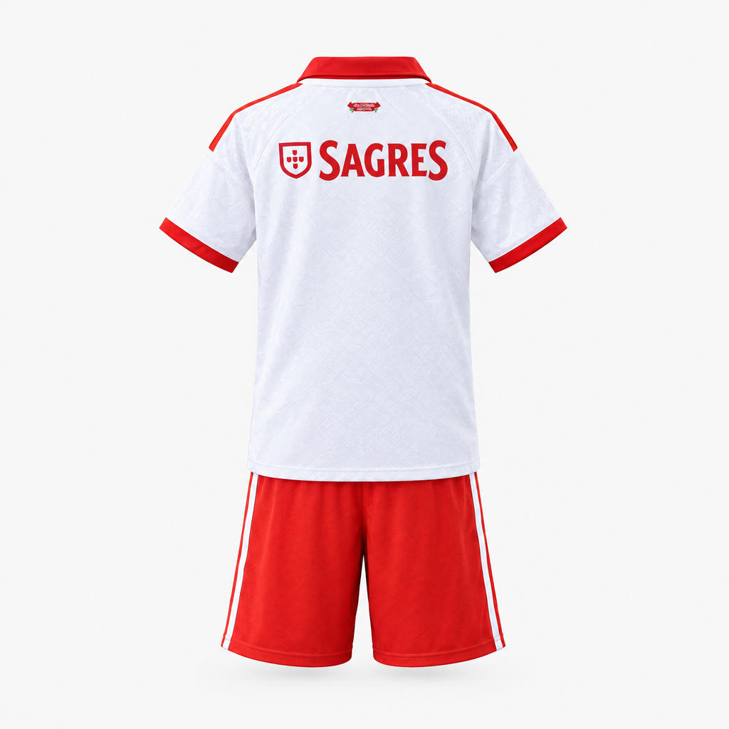 Benfica 2026/27 Away Kids Kit — back product view