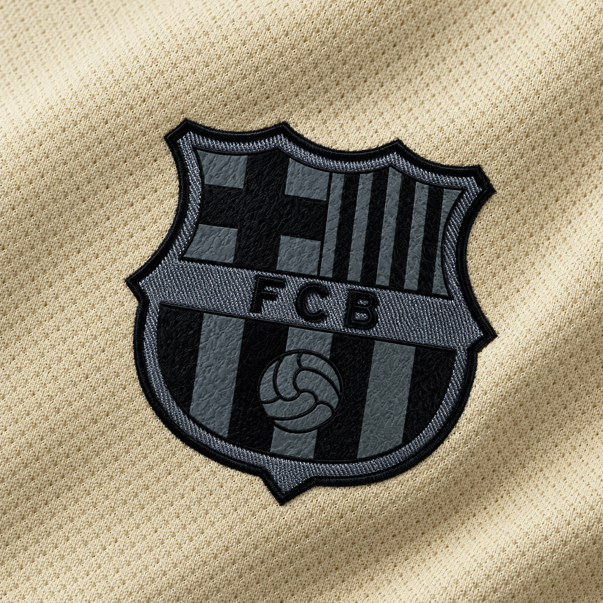 Barcelona 2025/26 Away Long Sleeve Jersey — crest detail