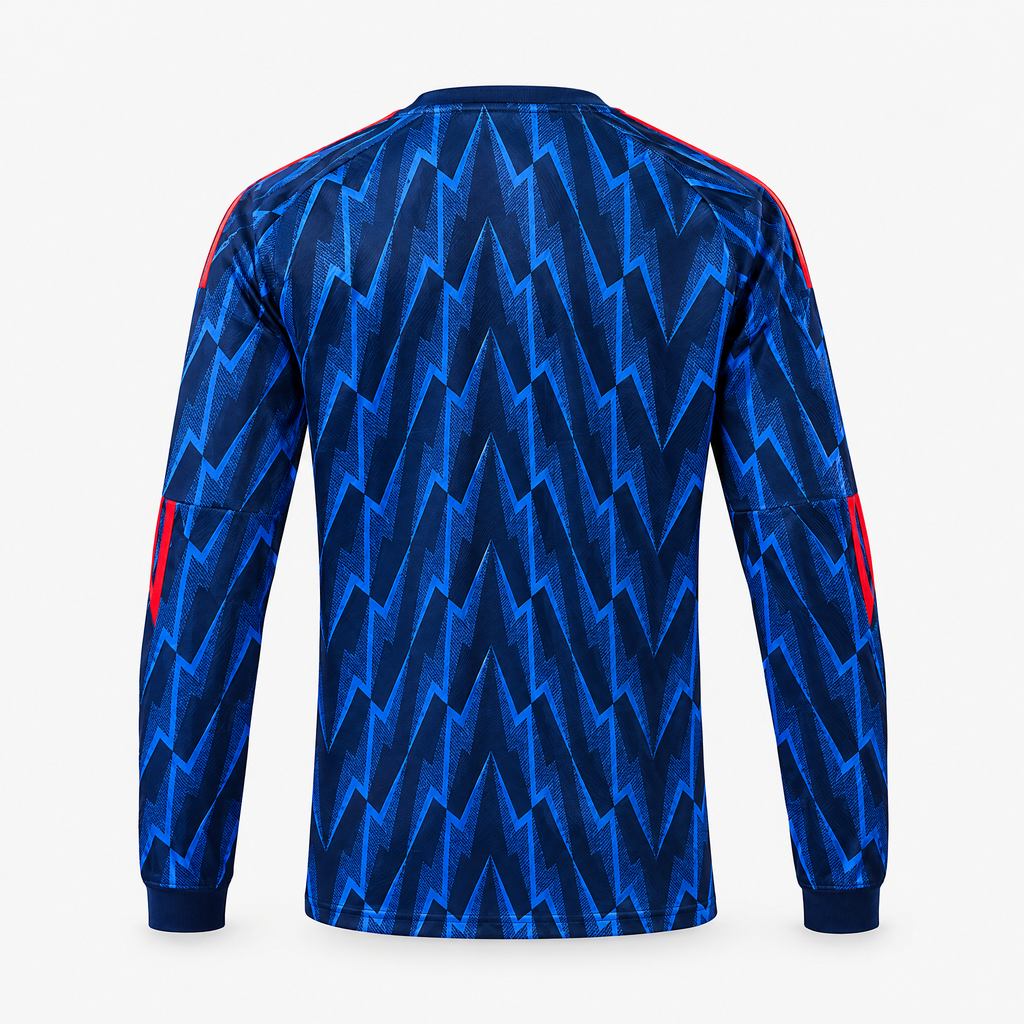 Arsenal 2025/26 Away Long Sleeve Jersey — back product view