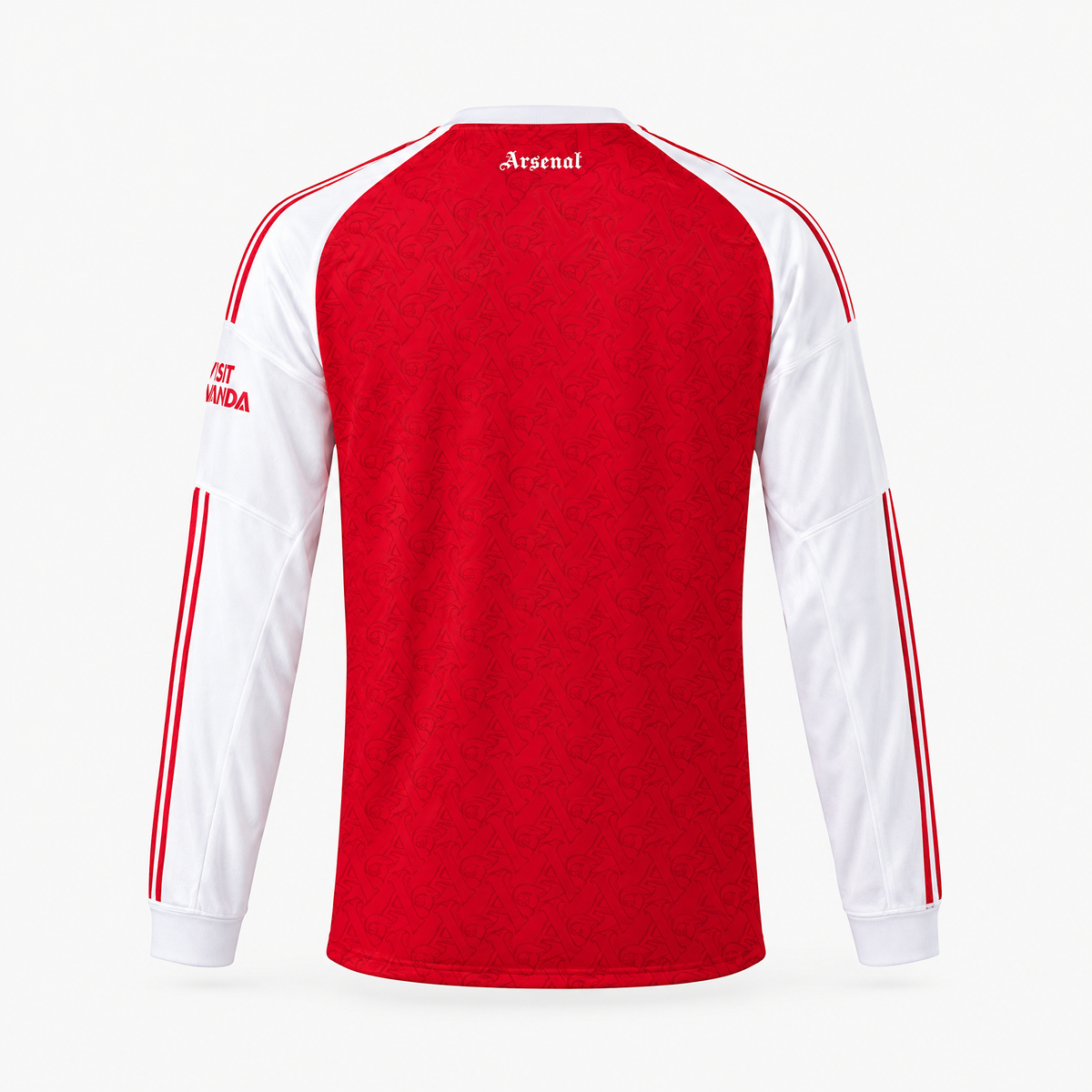 Arsenal 2025/26 Home Long Sleeve Jersey — back product view