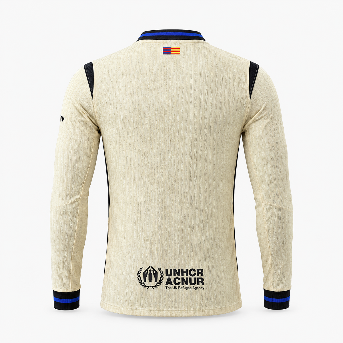 Barcelona 2025/26 Away Player Long Sleeve Jersey — back product view