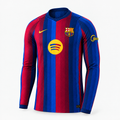 Barcelona 2026/27 Home Player Long Sleeve Jersey — front product view