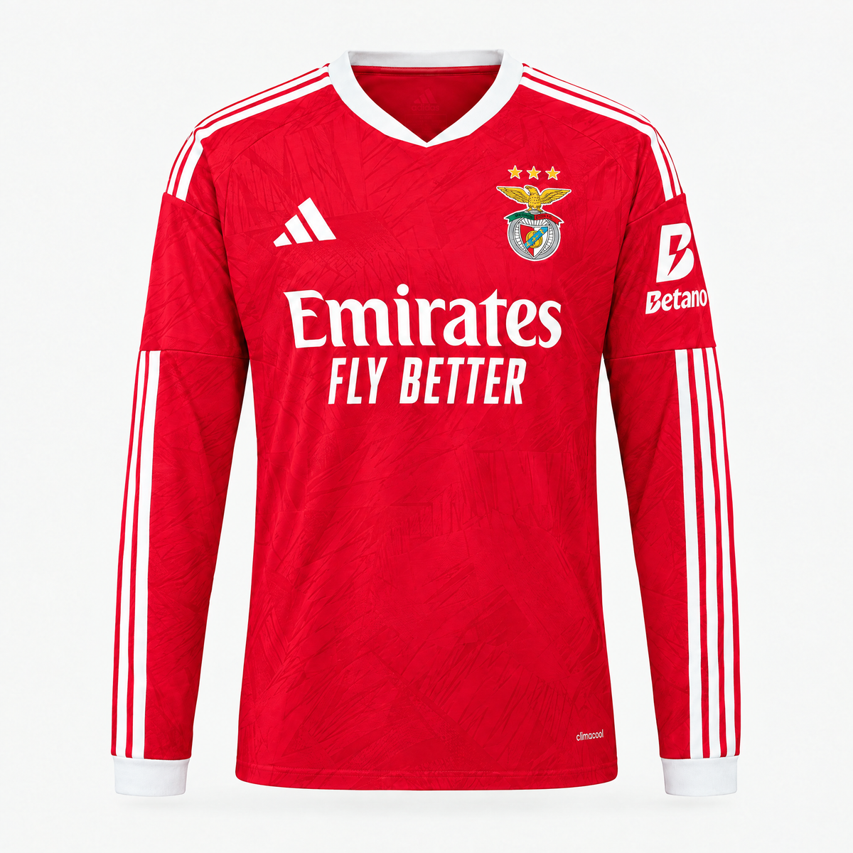Benfica 2026/27 Home Long Sleeve Jersey — front product view