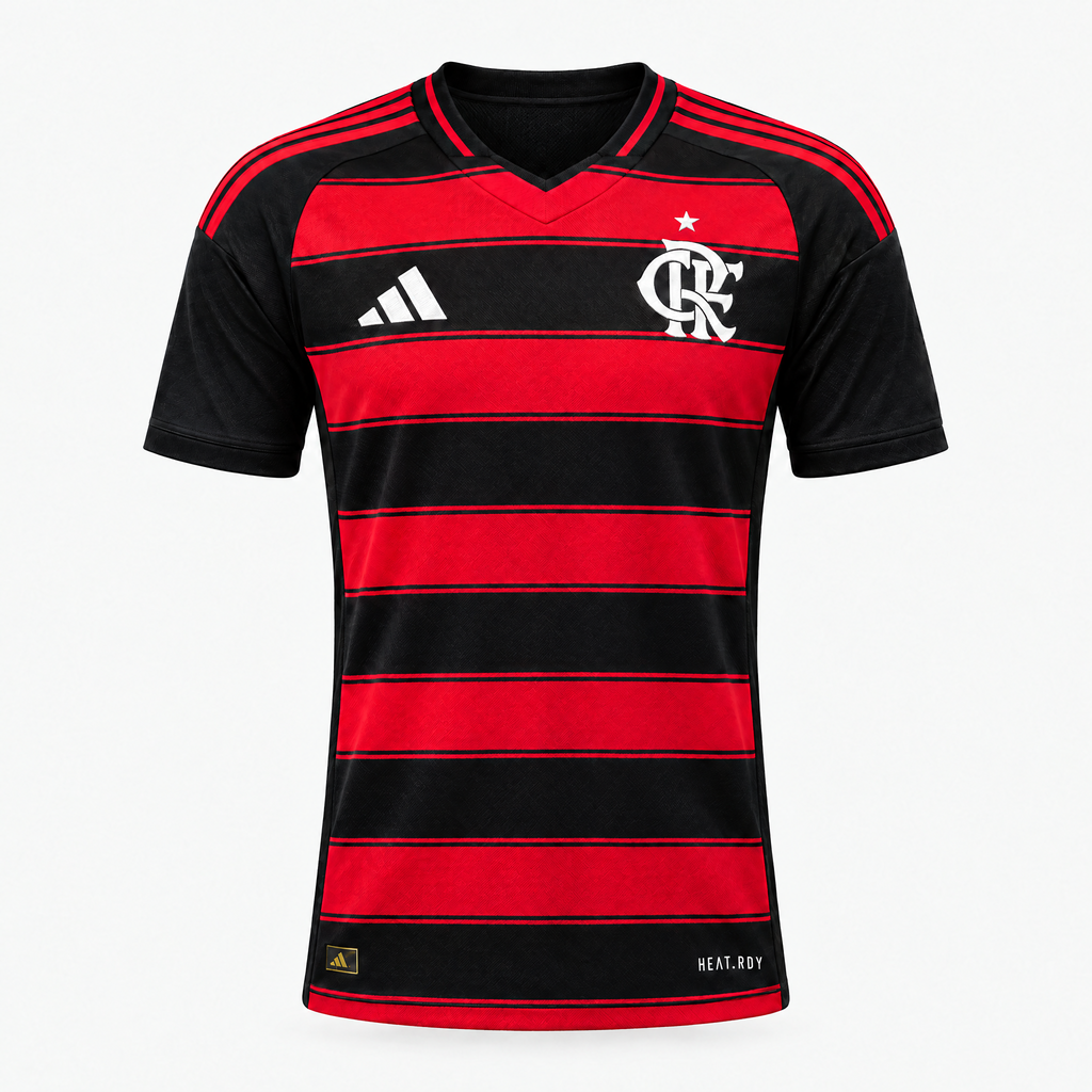 Flamengo 2025/26 Home Player Jersey — front product view