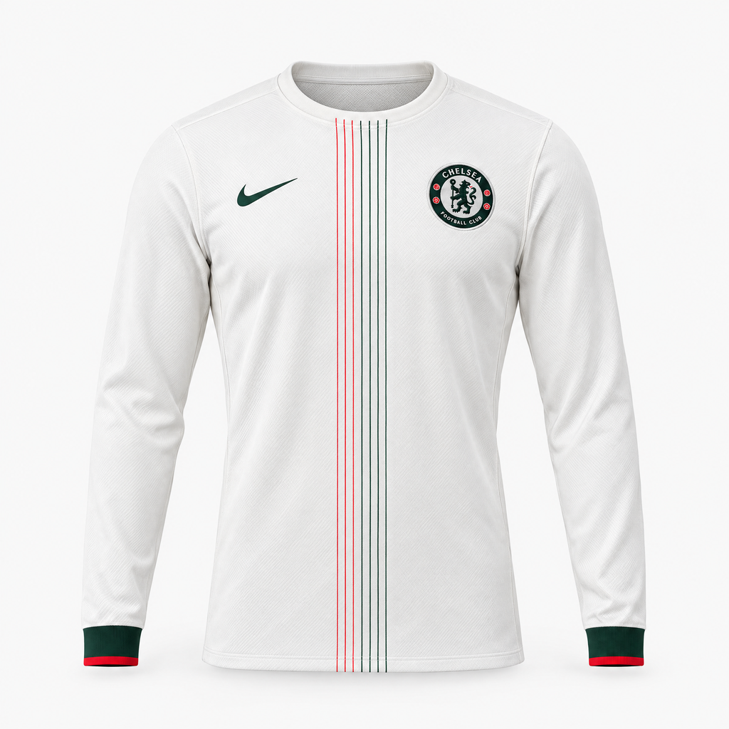 Chelsea 2025/26 Away Long Sleeve Jersey - front view