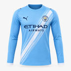 Manchester City 2025/26 Home Player Long Sleeve Jersey - front view
