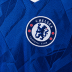 Chelsea 2025/26 Home Long Sleeve Jersey - fabric and crest detail