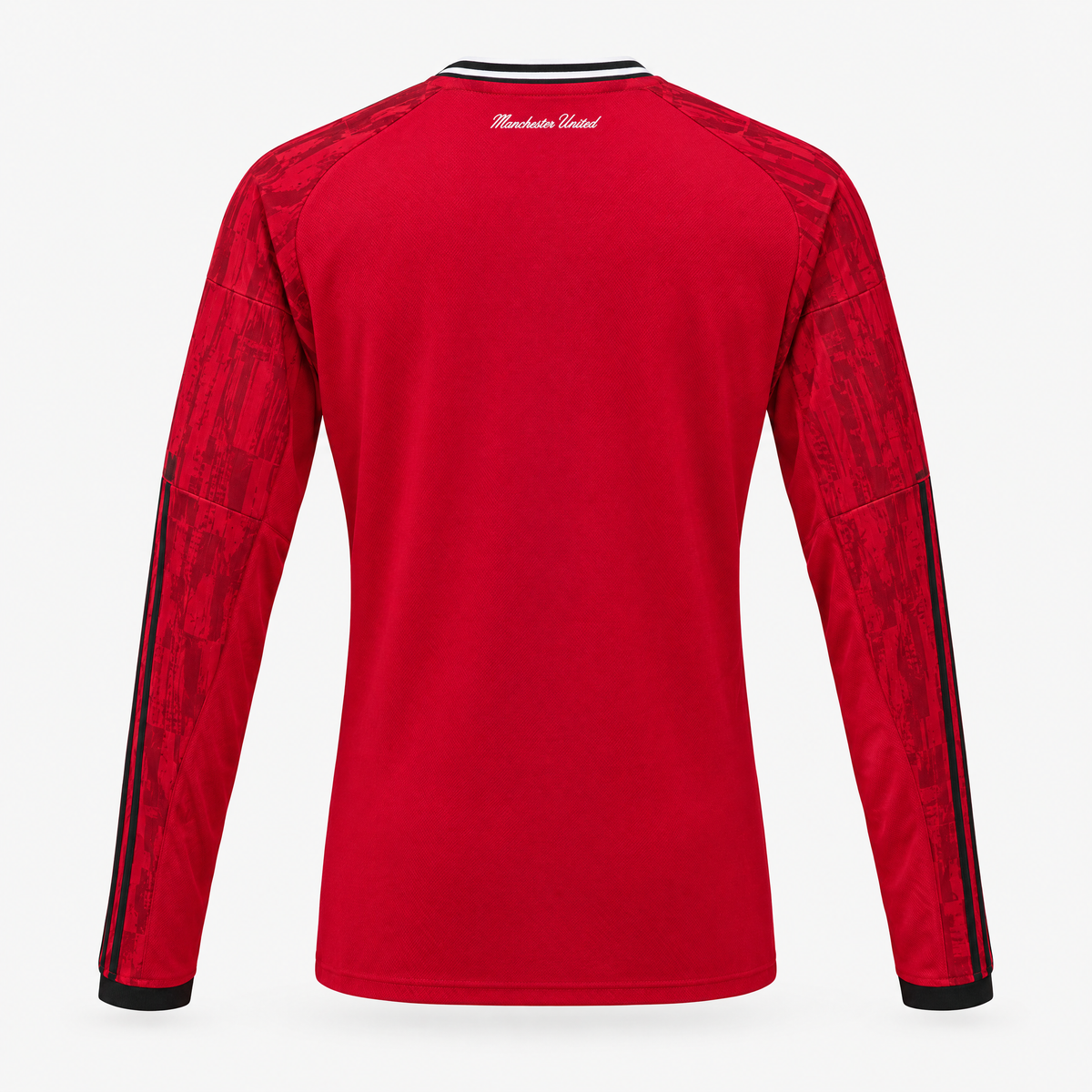 Manchester United 2025/26 Home Long Sleeve Jersey - back view