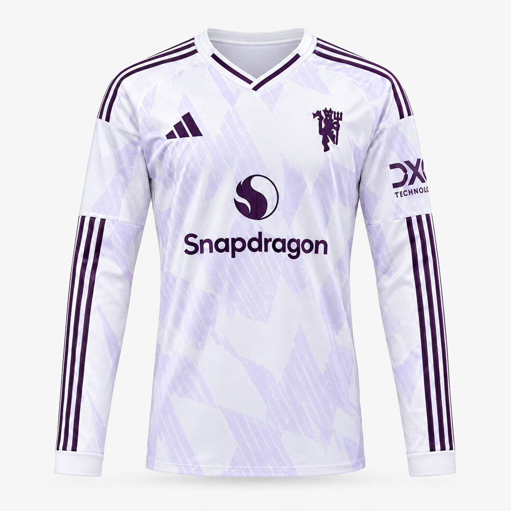 Manchester United 2025/26 Away Long Sleeve Jersey - front view