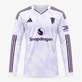 Manchester United 2025/26 Away Long Sleeve Jersey - front view