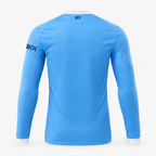 Manchester City 2025/26 Home Player Long Sleeve Jersey - back view