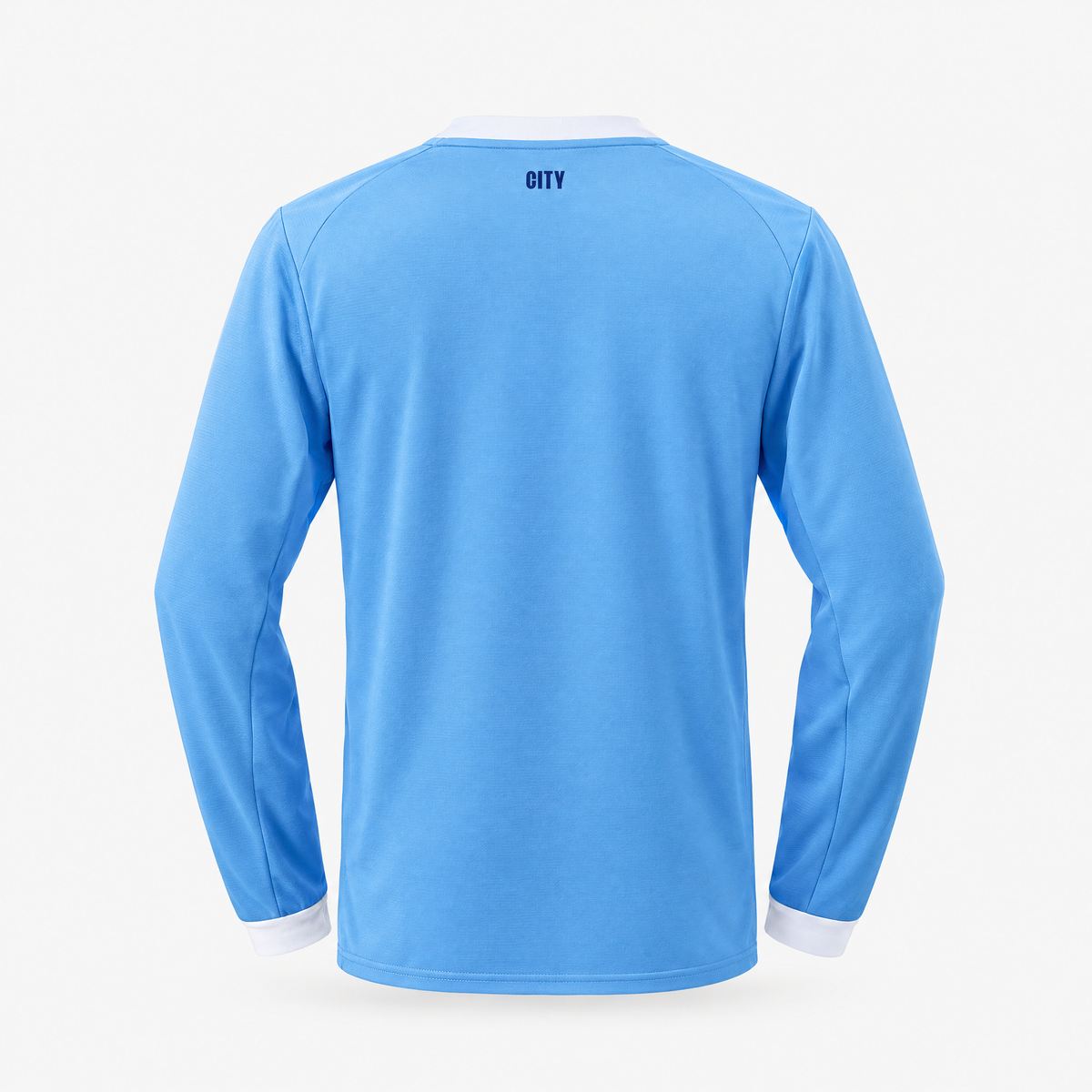 Manchester City 2025/26 Home Long Sleeve Jersey - back view