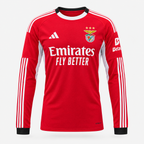 Benfica 2025/26 Home Long Sleeve Jersey — front view