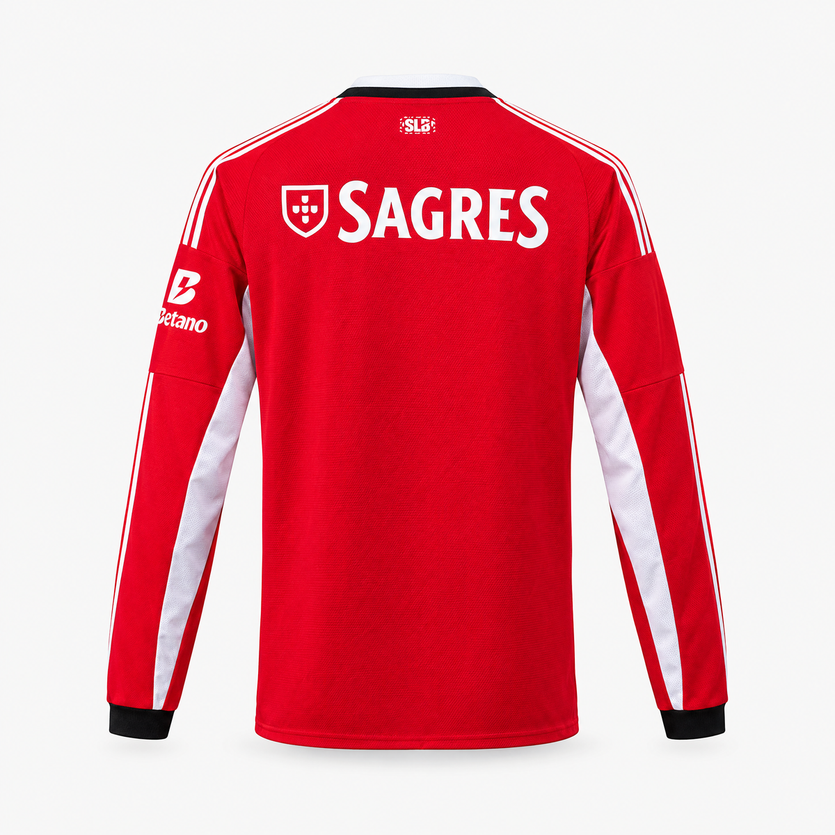 Benfica 2025/26 Home Long Sleeve Jersey — back view