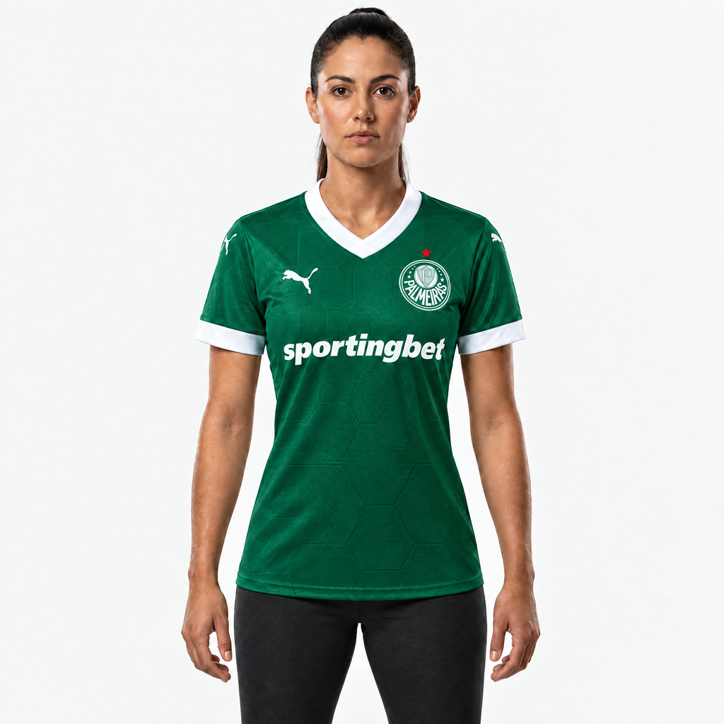 Palmeiras 2025/26 Home Women's Jersey — front view