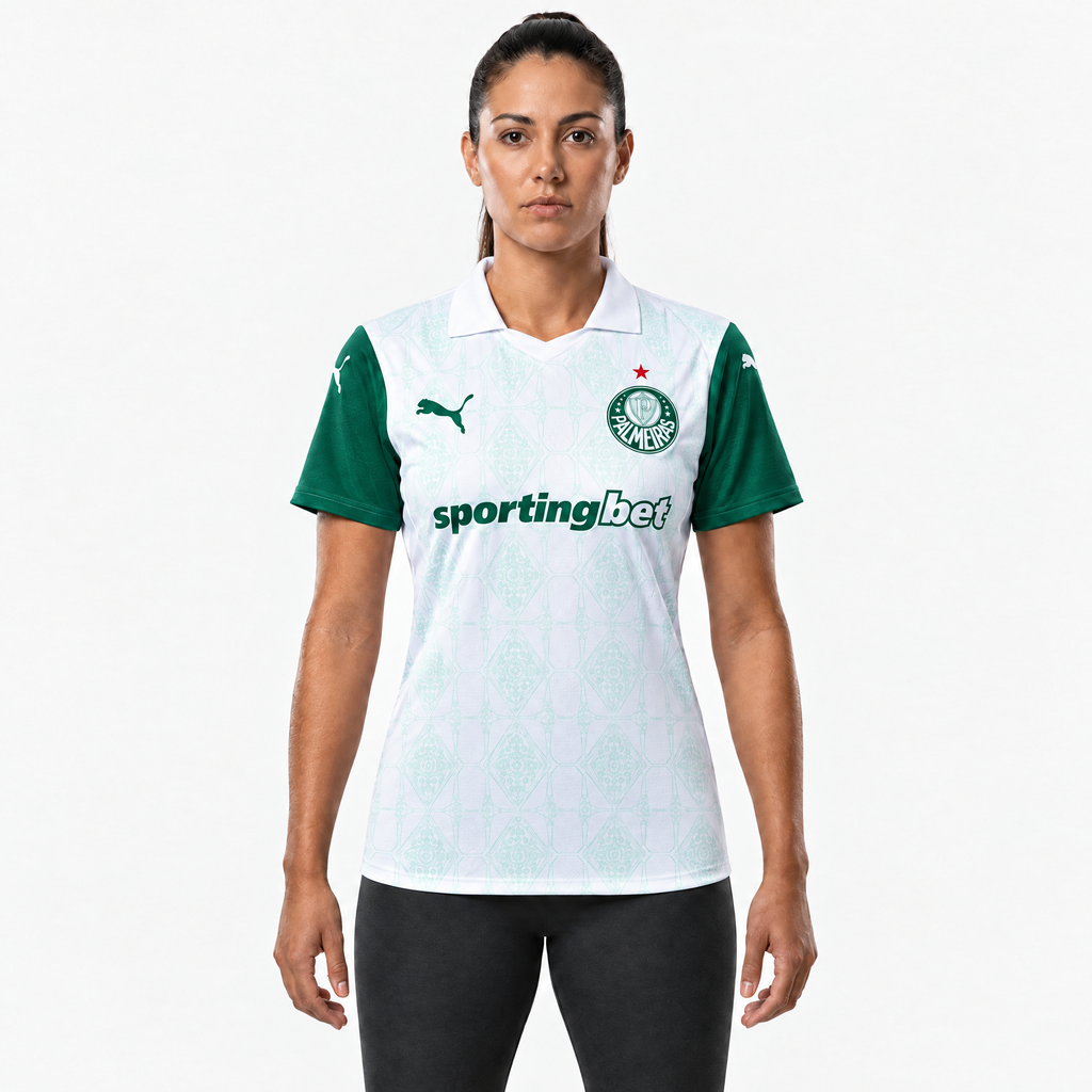 Palmeiras 2025/26 Away Women's Jersey — front view