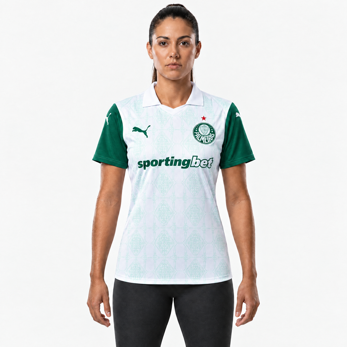 Palmeiras 2025/26 Away Women's Jersey — front view