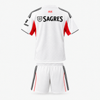 Benfica 2025/26 Away Kids Kit — back view
