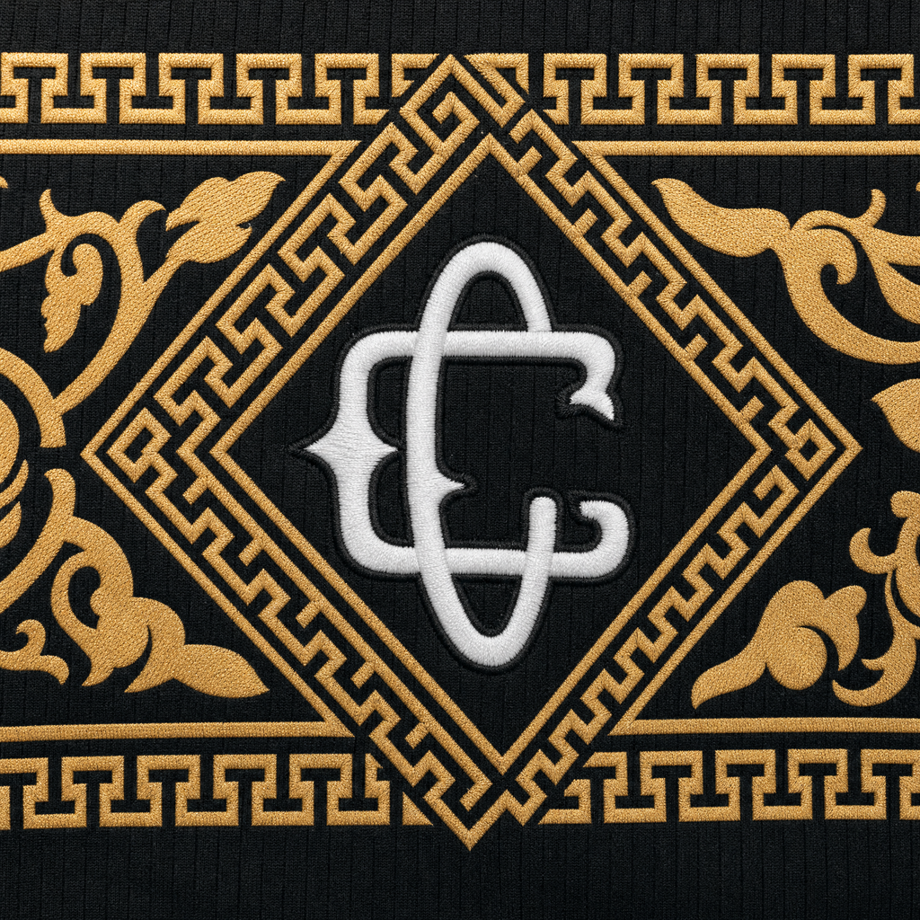 Chivas Guadalajara 2026/27 black third fan jersey - embroidered historic crest and gold chest band macro detail