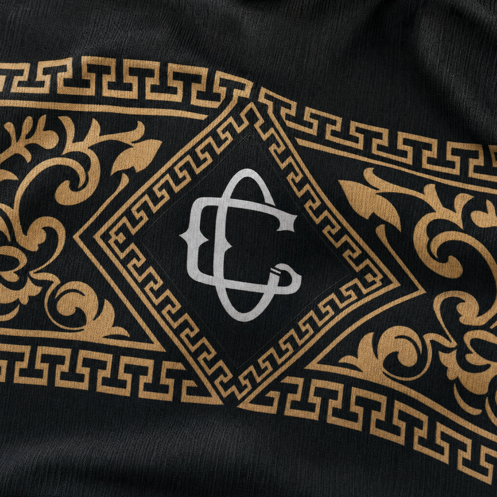 Chivas Guadalajara 2026/27 black third player jersey - crest and ornamental chest macro detail